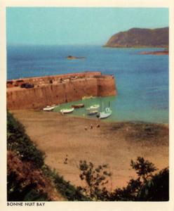 1960 Ching Jersey Past and Present 1st Series #4 Bonne Nuit Bay and Harbour Front