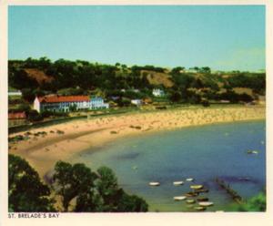 1960 Ching Jersey Past and Present 1st Series #8 St. Brelade's Bay Front