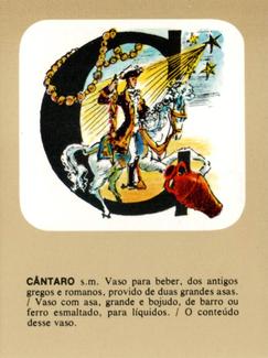 1960 Hernandez Alphabet Cards #C Cantaro Front