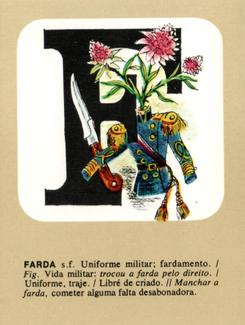 1960 Hernandez Alphabet Cards #F Farda Front