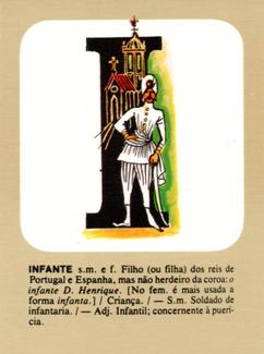 1960 Hernandez Alphabet Cards #I Infante Front