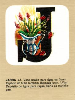 1960 Hernandez Alphabet Cards #J Jarra Front