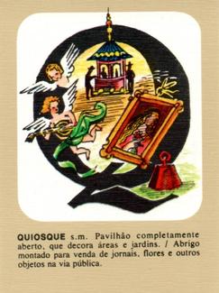 1960 Hernandez Alphabet Cards #Q Quiosque Front