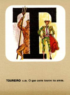 1960 Hernandez Alphabet Cards #T Toureiro Front