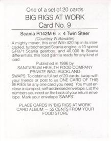 1986 Sanitarium Big Rigs at Work #9 Scania R142M 6 x 4 Twin Steer Back