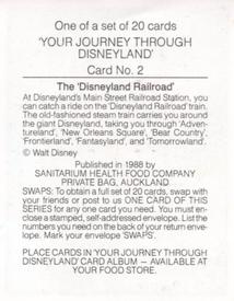 1988 Sanitarium Your Journey Through Disneyland #2 The 'Disneyland Railroad' Back