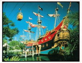 1988 Sanitarium Your Journey Through Disneyland #6 'Captain Hook's Boat' Front
