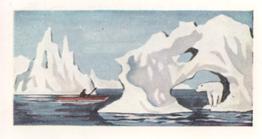 1960 Foto Bubble Gum Wonders of the Universe #22 Icebergs Front