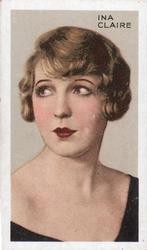 1935 Gallaher Stars of Screen & Stage #5 Ina Claire Front