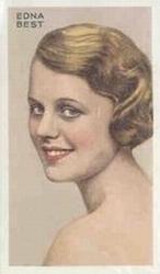 1935 Gallaher Stars of Screen & Stage #11 Edna Best Front