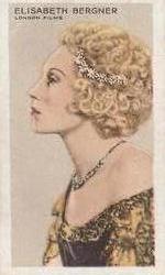 1935 Gallaher Stars of Screen & Stage #17 Elisabeth Bergner Front