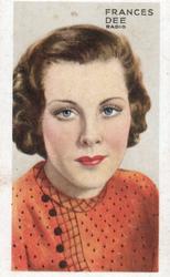 1935 Gallaher Stars of Screen & Stage #22 Frances Dee Front