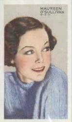 1935 Gallaher Stars of Screen & Stage #25 Maureen O'Sullivan Front