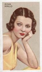 1935 Gallaher Stars of Screen & Stage #29 Gina Malo Front