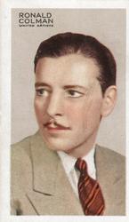 1935 Gallaher Stars of Screen & Stage #33 Ronald Colman Front