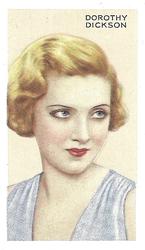 1935 Gallaher Stars of Screen & Stage #34 Dorothy Dickson Front