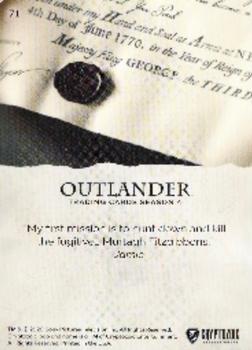 2020 Cryptozoic Outlander Season 4 - Canvas #71 The Governor’s Letter Back