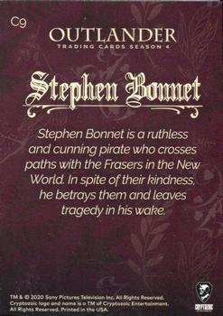 2020 Cryptozoic Outlander Season 4 - Character #C9 Stephen Bonnet Back