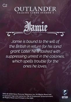 2020 Cryptozoic Outlander Season 4 - Character Canvas #C2 Jamie Back