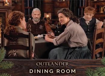 2020 Cryptozoic Outlander Season 4 - Fraser’s Ridge #R4 Dining Room Front