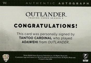 2020 Cryptozoic Outlander Season 4 - Autographs #TC Tantoo Cardinal as Adawehi Back