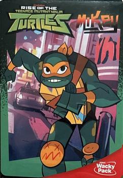 2018 Sonic Wacky Pack Rise of the Teenage Mutant Ninja Turtles #NNO Mikey Front