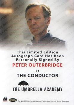2020 Rittenhouse The Umbrella Academy Season One - Autographs #NNO Peter Outerbridge Back