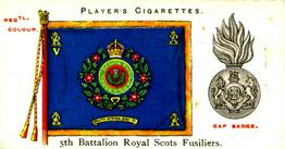 1910 Player's Regimental Colours & Cap Badges #9 5th Battalion Royal Scots Fusiliers Front