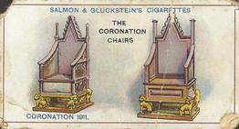 1911 Salmon & Gluckstein Coronation Series #4 Coronation Chairs Front