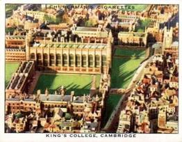 1939 Churchman's Wings Over the Empire #7 King's College, Cambridge Front