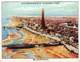 1939 Churchman's Wings Over the Empire #10 Blackpool Front