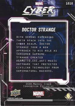 2020 Upper Deck Marvel Cyber #1010 Doctor Strange Back