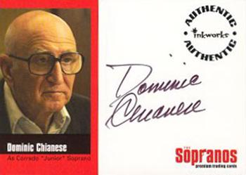 2005 Inkworks The Sopranos - Autographs #A-DC Dominic Chianese Front