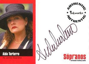 2005 Inkworks The Sopranos - Autographs #A-AT Aida Turturro Front