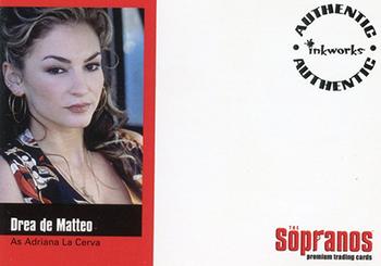 2005 Inkworks The Sopranos - Unsigned Autograph #A-DD Drea de Matteo Front