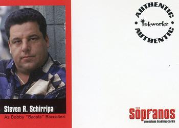 2005 Inkworks The Sopranos - Unsigned Autograph #A-SS Steven R. Schirripa Front