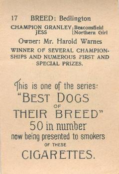 1913 British American Tobacco Best Dogs of their Breed #17 Bedlington Back