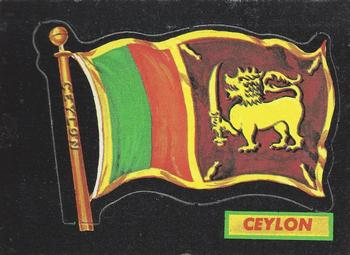 1970 Topps Flags of the World #12 Ceylon Front