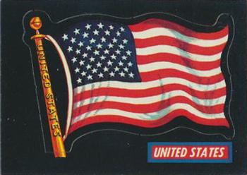1970 Topps Flags of the World #73 United States Front