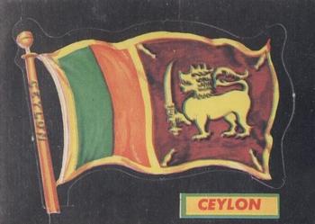 1970 O-Pee-Chee Flags of the World #12 Ceylon Front