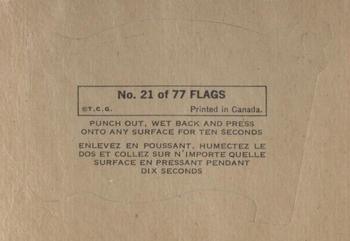 1970 O-Pee-Chee Flags of the World #21 Dominican Republic Back