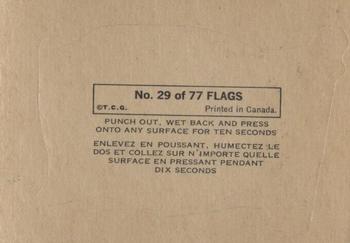 1970 O-Pee-Chee Flags of the World #29 Haiti Back