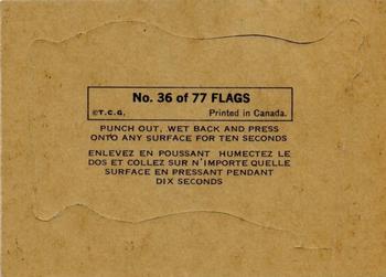 1970 O-Pee-Chee Flags of the World #36 Ireland Back