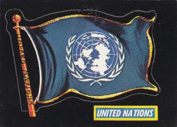1970 O-Pee-Chee Flags of the World #77 United Nations Front