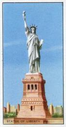 1954 Wright's Biscuits Marvels of the World #2 Statue of Liberty Front