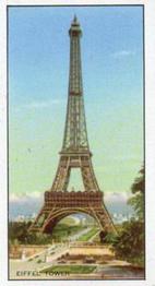 1954 Wright's Biscuits Marvels of the World #3 Eiffel Tower Front