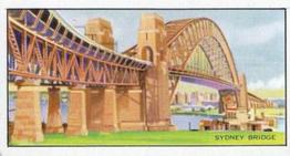 1954 Wright's Biscuits Marvels of the World #7 Sydney Bridge Front