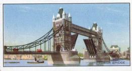 1954 Wright's Biscuits Marvels of the World #10 Tower Bridge Front
