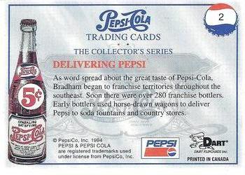 1994 Dart Pepsi-Cola Collector's Series 1 #2 Delivering Pepsi Back
