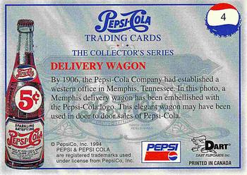 1994 Dart Pepsi-Cola Collector's Series 1 #4 Delivery Wagon Back